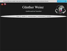 Tablet Screenshot of guenther-weinz.com